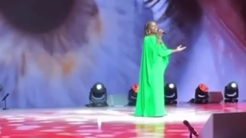 داليا مبارك خلال حفل ترشح الرياض لاستضافة إكسبو 2030