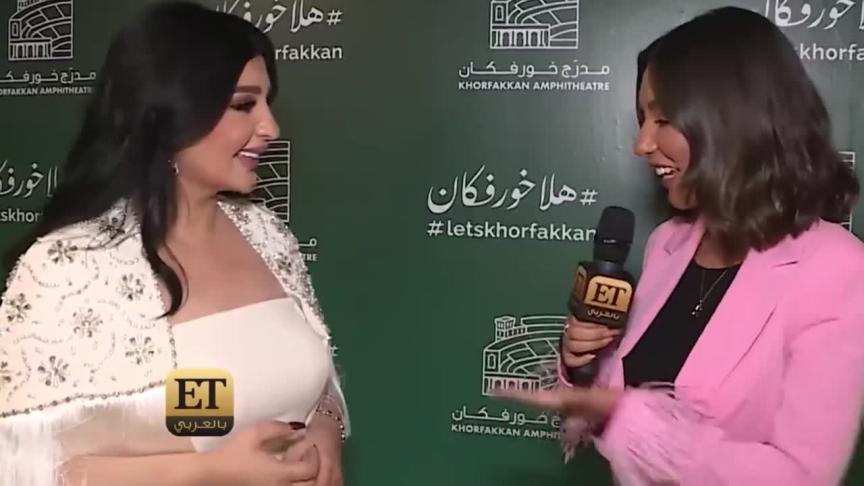 لقاء سابق في حفل راس السنة مع اصيل 