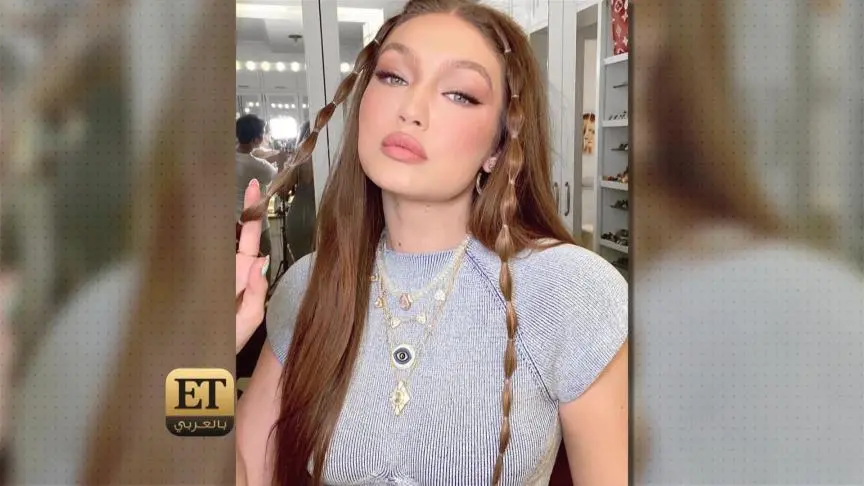 جيجي حديد تشجع كارن وازن على الـ Bubble Hairstyle