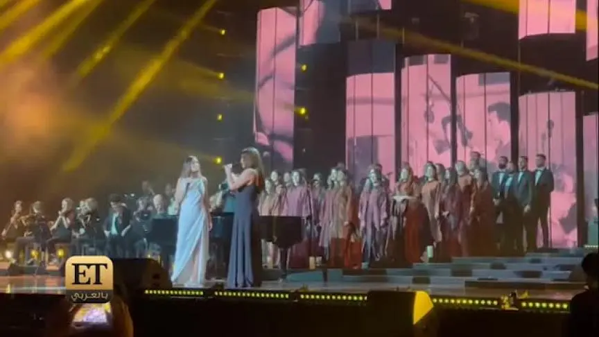 اليسا وهبة معا من حفل لاليلة أمل وأغنية خنا السكران