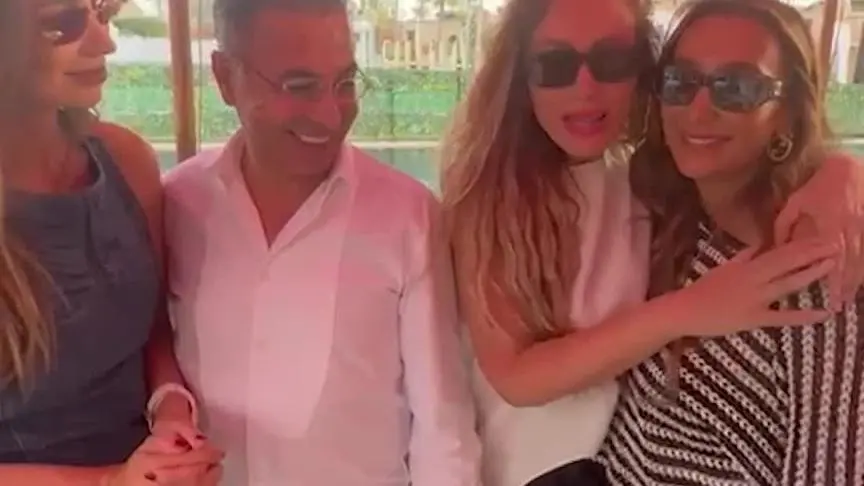 ET بالعربي يتواجد حصرياً في كواليس صلح ريهام سعيد والدكتور نادر صعب في حفل عيد ميلاد زوجته أنابيلا هلال