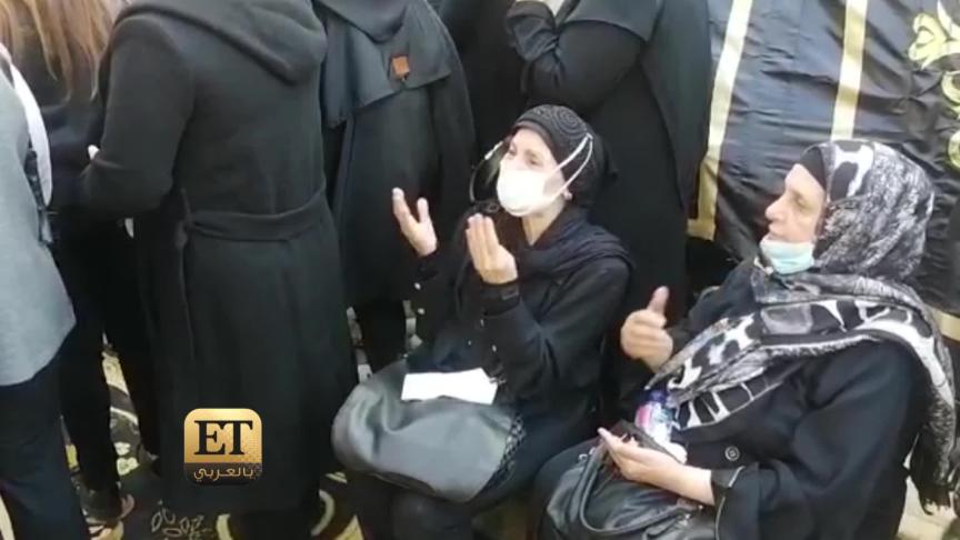 انتهاء الصلاة على جثمان الراحلة سهير البابلي