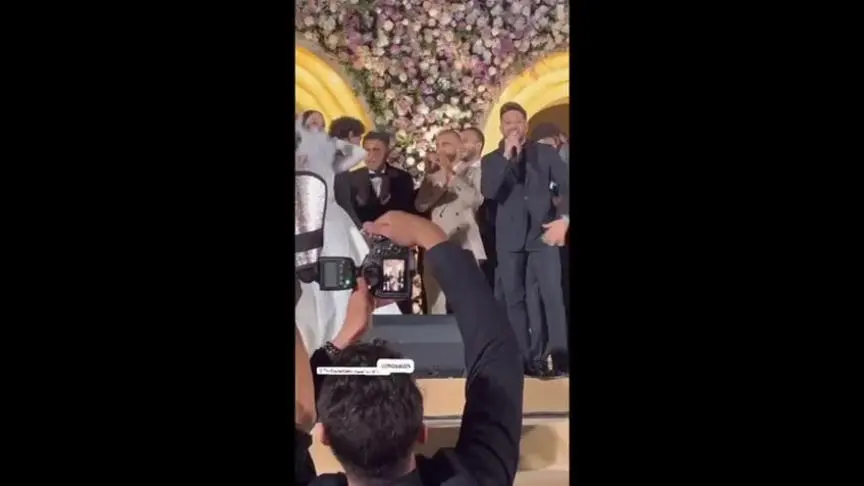 لقطات من حفل زفاف محمد هاني