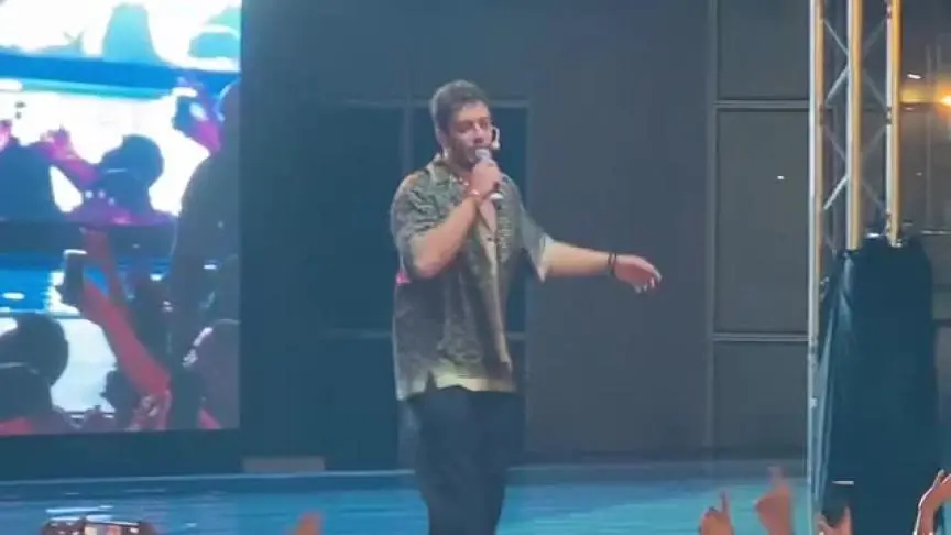 سعد لمجرد من حفله الشبابي في دبي