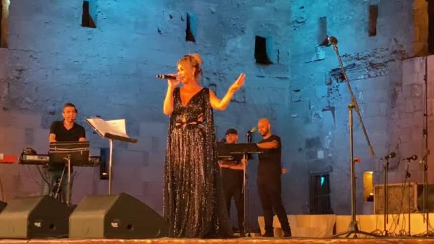 كلمة نوال الزغبي من مهرجان القلعة في مصر