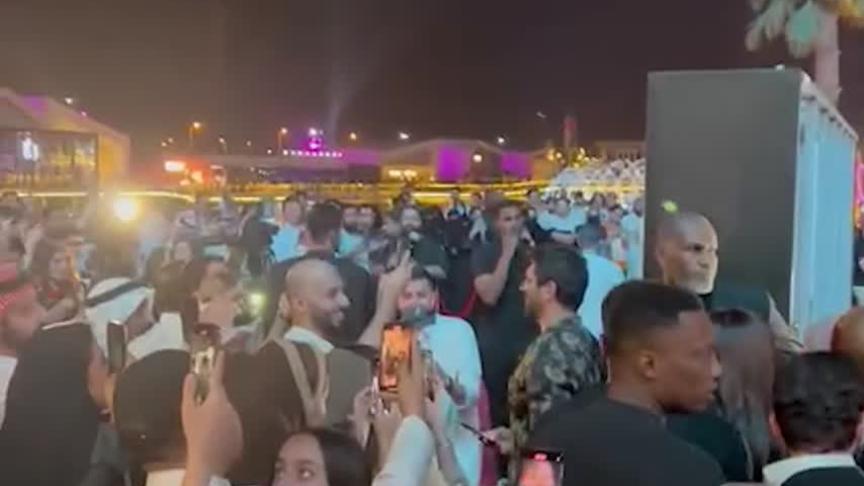 النجوم في العرض الخاص لافتتاح فيلم تحت تهديد السلاح في الرياض