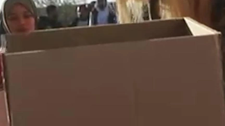  أنجلينا جولى تشارك فى تعبئة المساعدات المخصصة لقطاع غزة