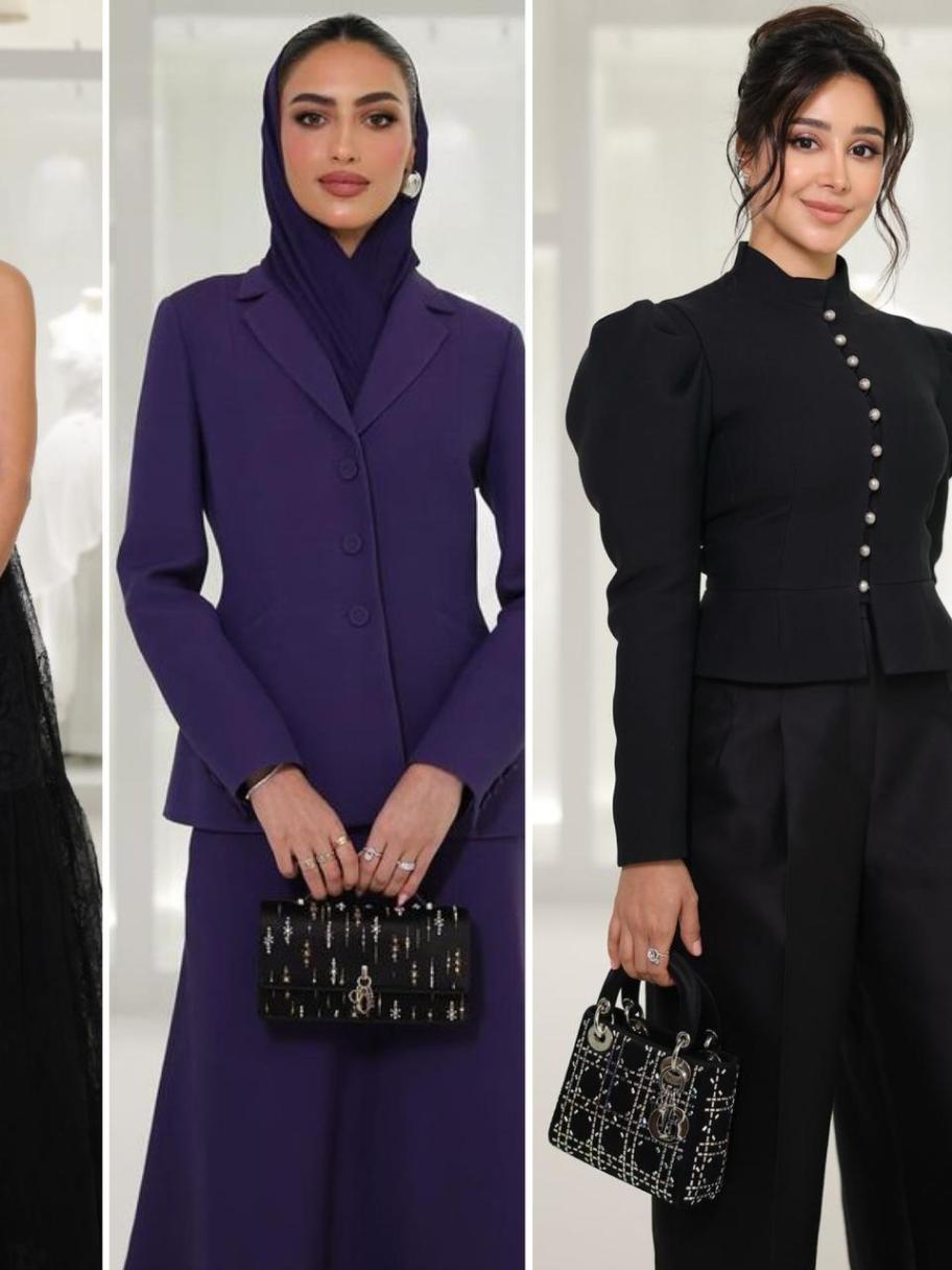 مشاهير في معرض كريستيان ديور بالرياض - صورة معدلة