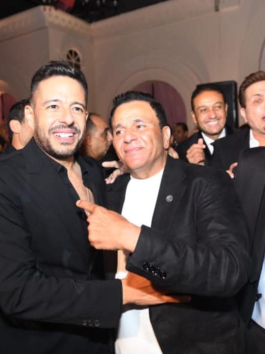 محمد فؤاد يحتفل بحفل زفاف ابنته