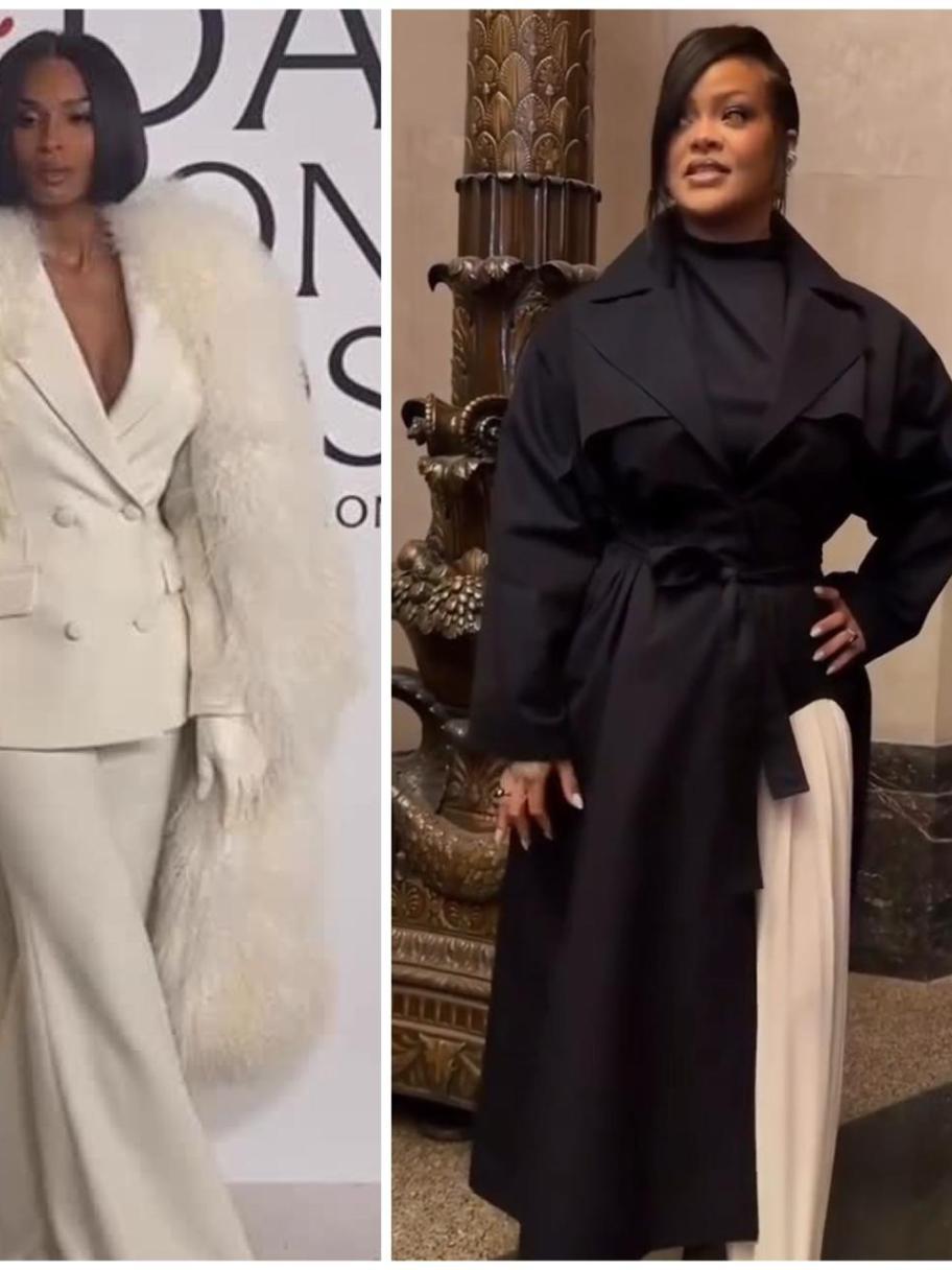 ريهانا وسيارا باطلالات لافتة في حفل CFDA 2025 