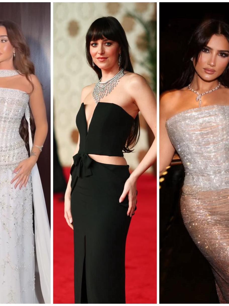 إطلالات لافتة تزيّن السجادة الحمراء في مهرجان البحر الأحمر السينمائي