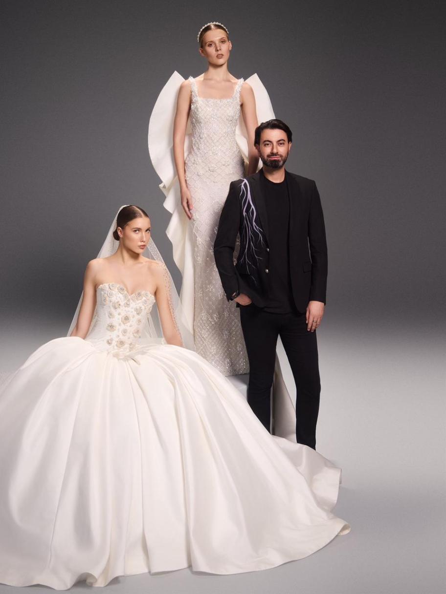 نجا سعادة يطلق مجموعة فساتين زفاف 2026 بعنوان Eternal Vow