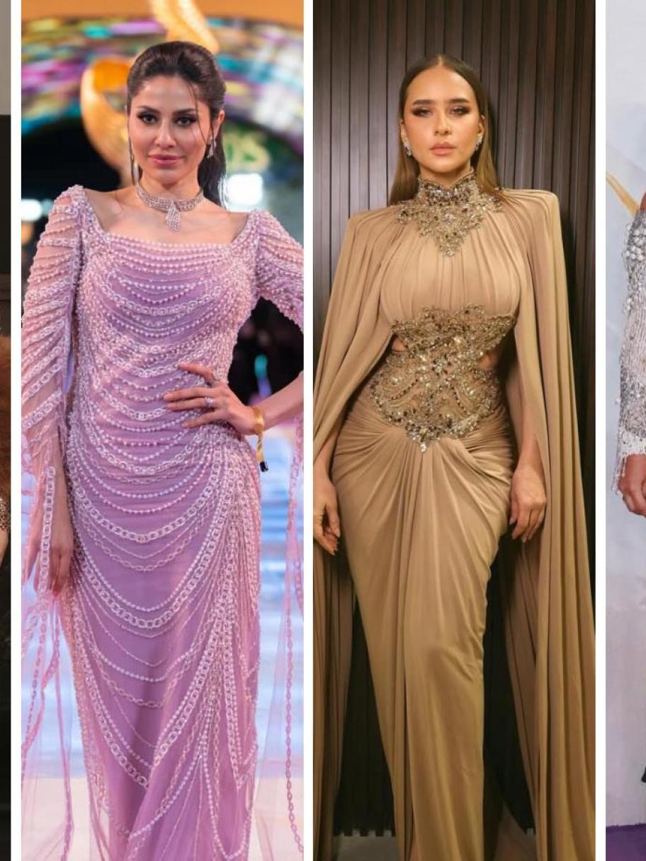 النجمات بفساتين مطرزة على سجادة Joy Awards 2026 الخزامية 