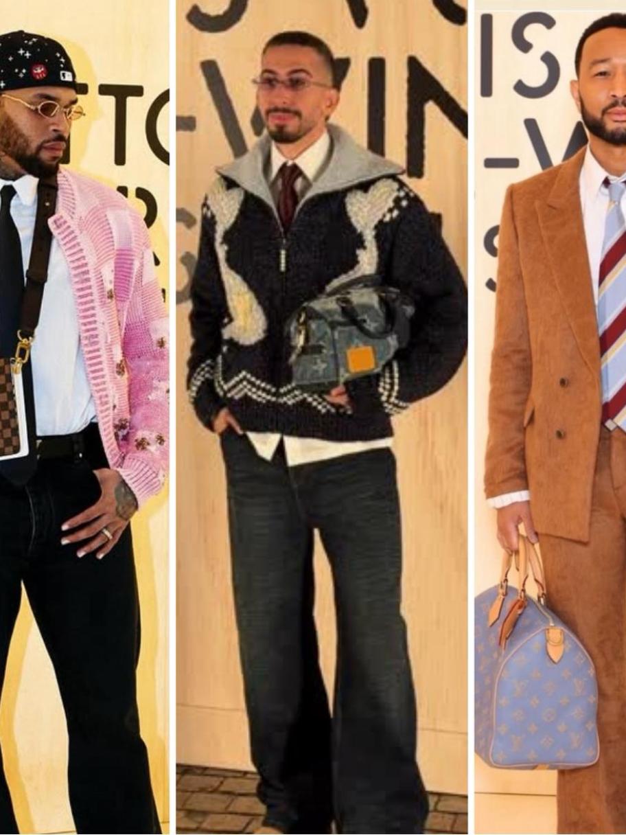 إطلالات النجوم في عرض لويس فويتون في أسبوع الموضة الرجالية