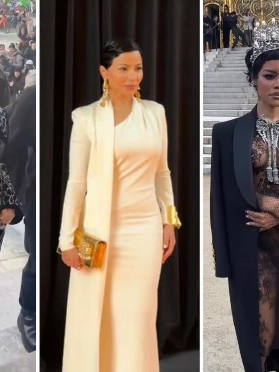 إطلالات النجمات في عرض سكياباريللي للأزياء الراقية ربيع 2026