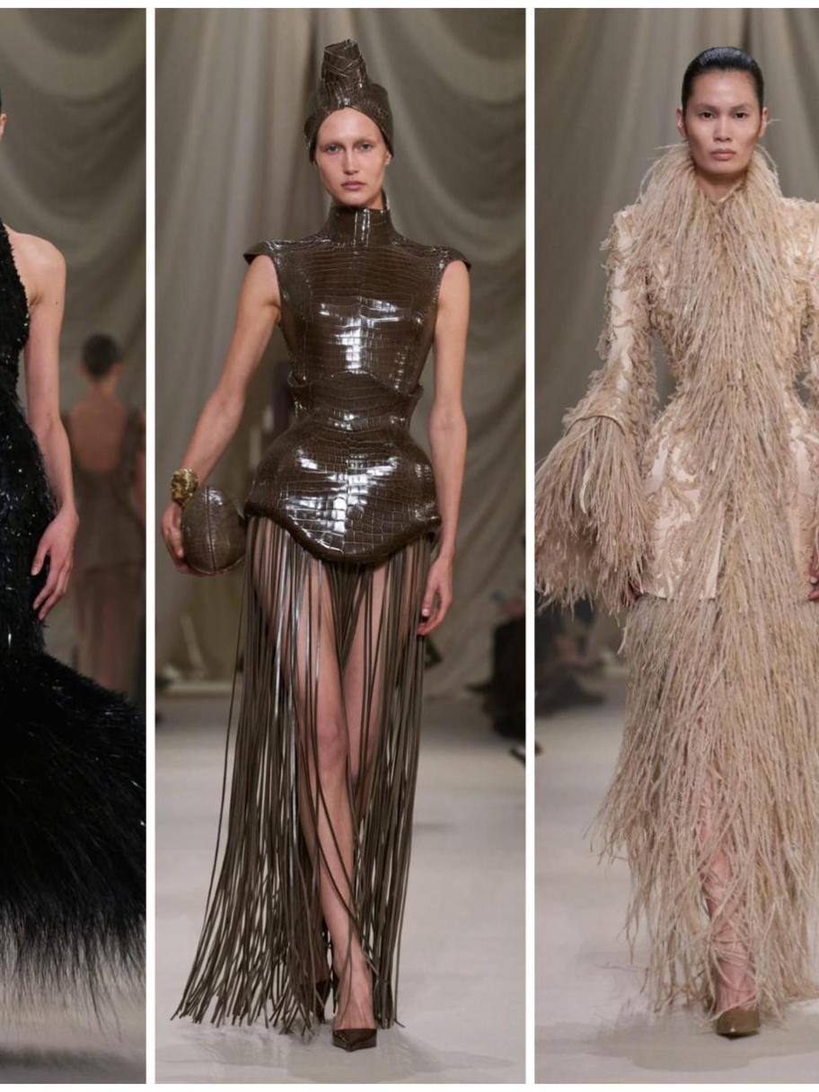 مجموعة محمد آشي ربيع 2026 في باريس… سريالية وأناقة فيكتورية