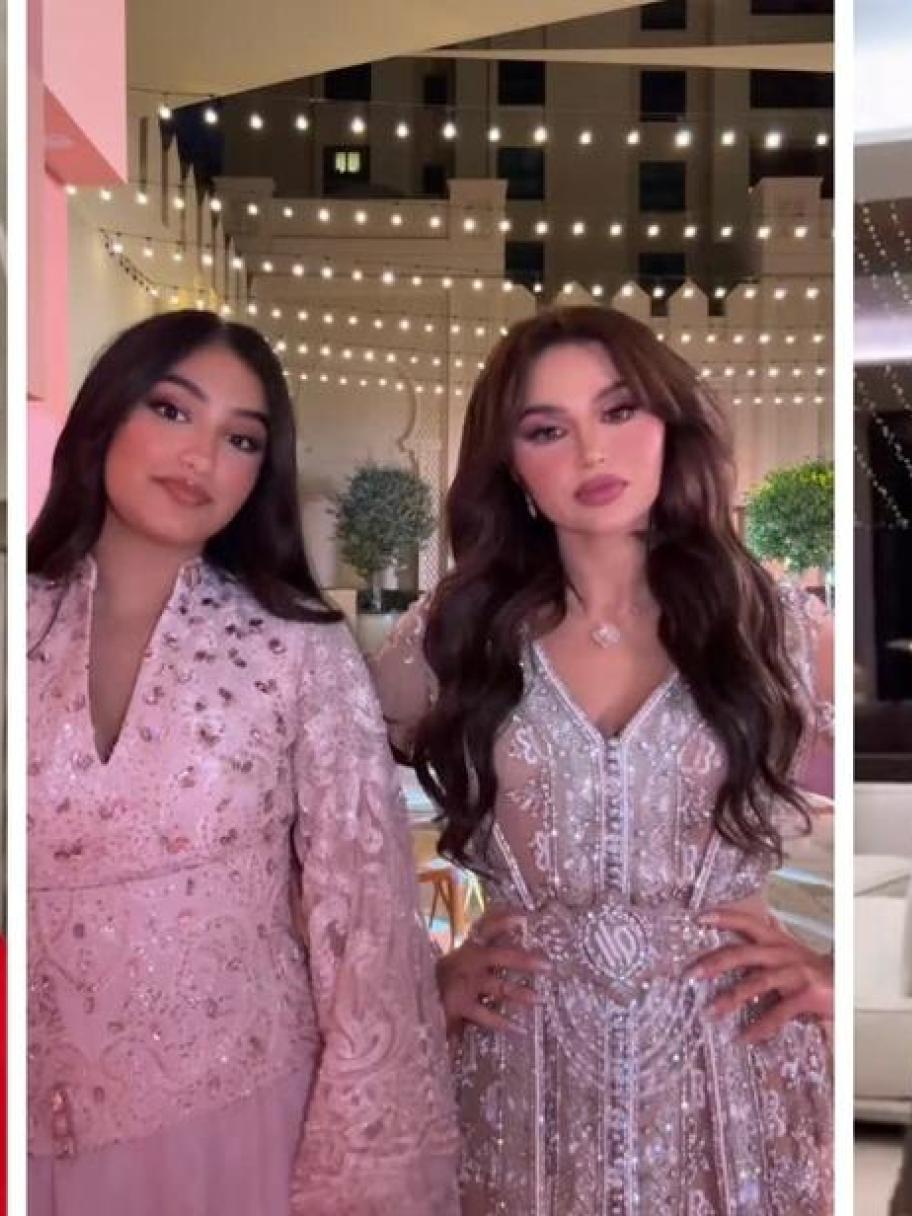 سحور نهى نبيل يجمع أبرز المؤثرات بإطلالات قفاطين فاخرة