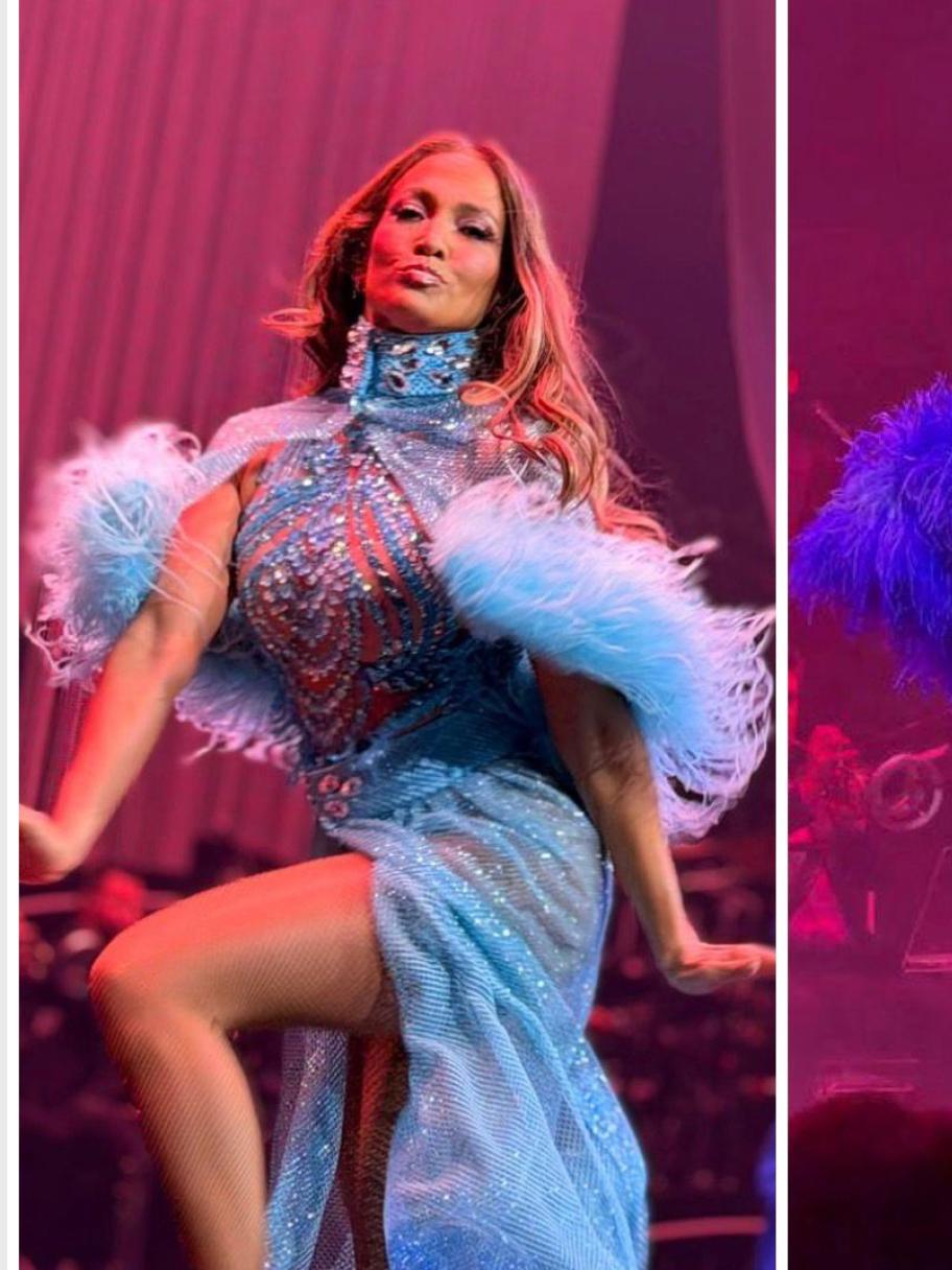 إطلالات مسرحية لافتة لجينيفر لوبيز بتوقيع شربل زوي 