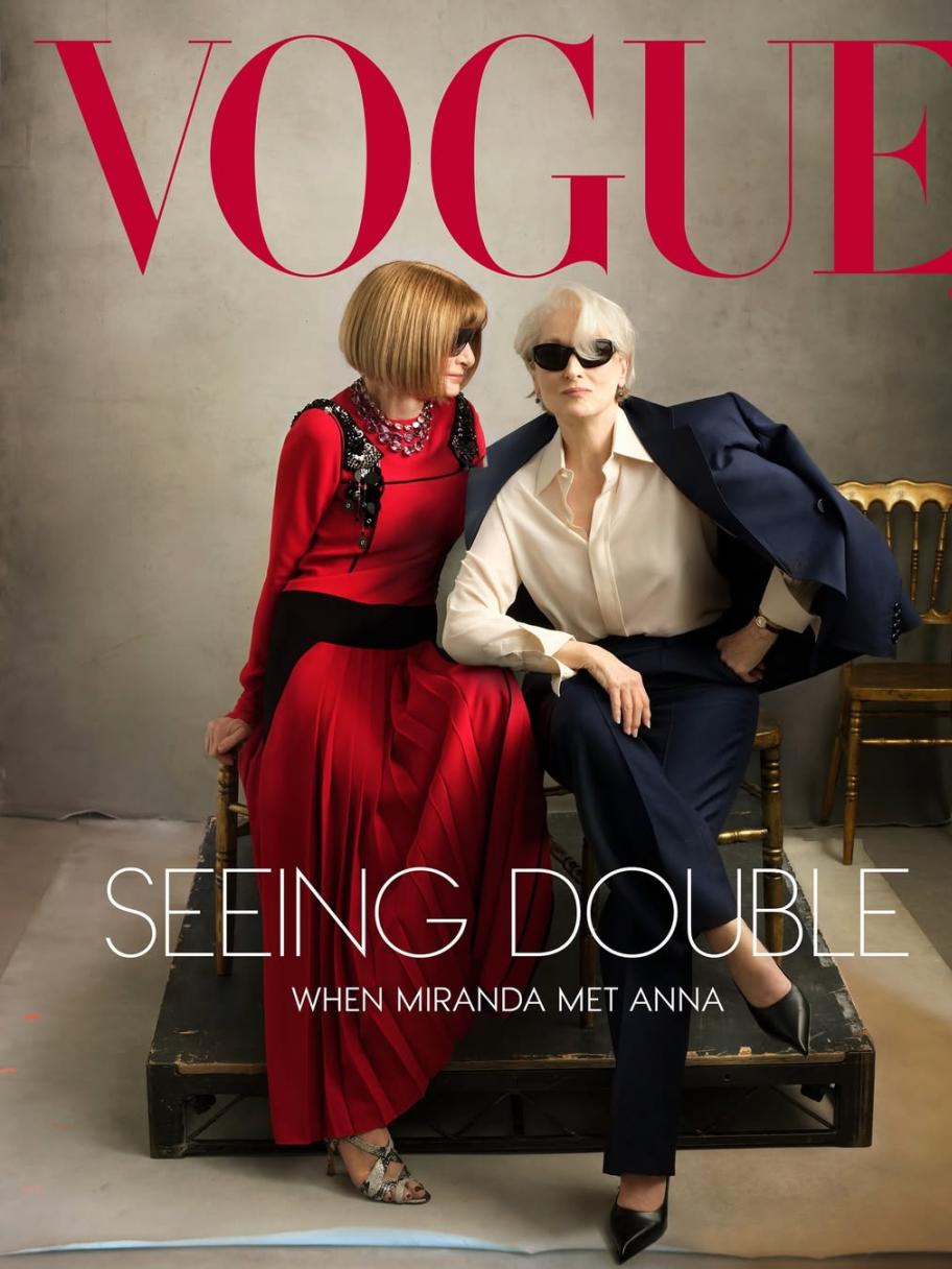 ميريل ستريب وآنا وينتور: قوة الحضور في جلسة تصوير واحدة - بعدسة &nbsp;&nbsp;Annie Leibovitz