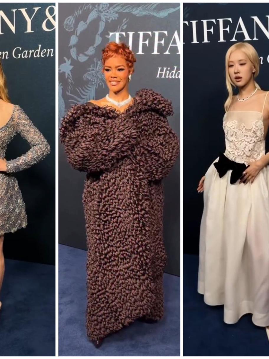 إطلالات روزي وتيانا تايلور وغيرهن في أمسية تيفاني أند كو.