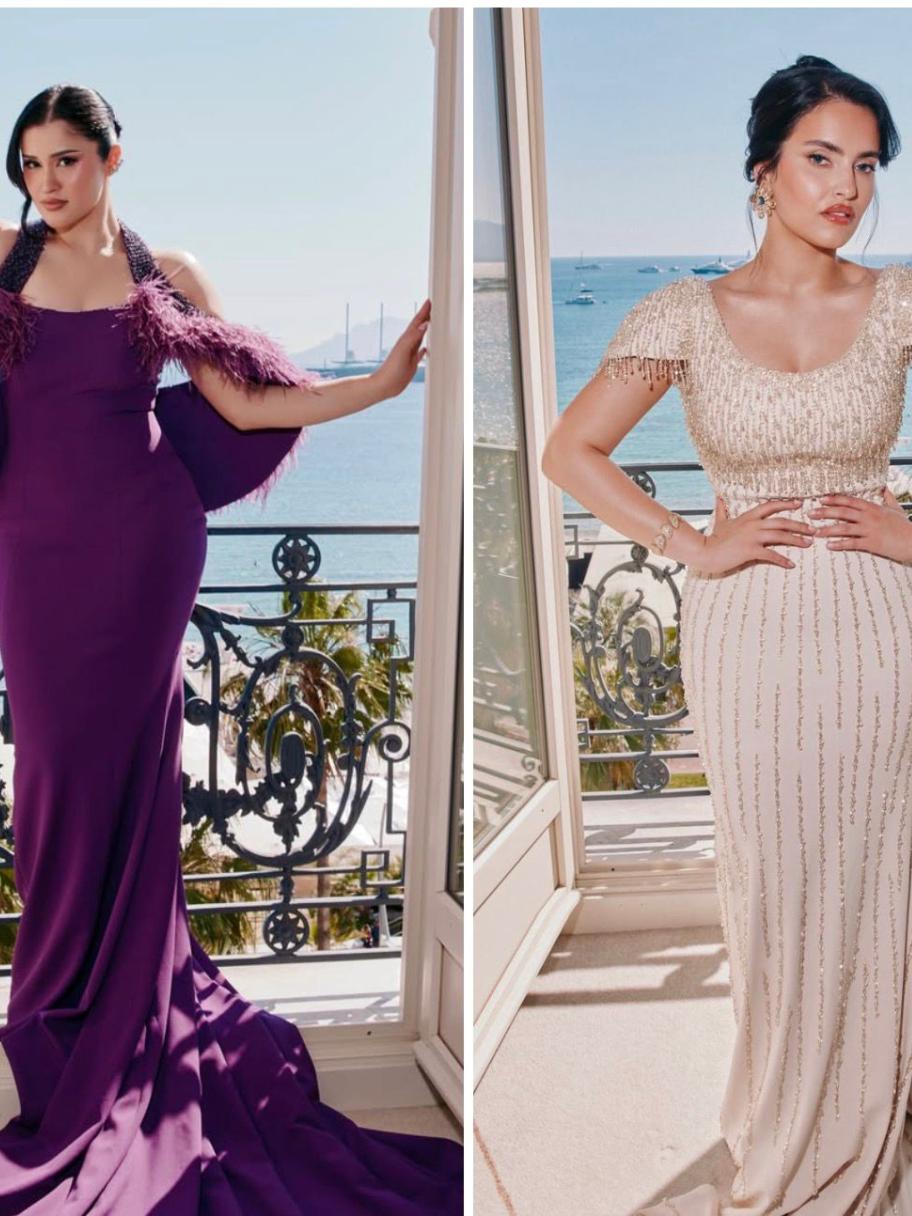 إطلالات يسر ومريم الخالدي في مهرجان كان من Velvety Couture 