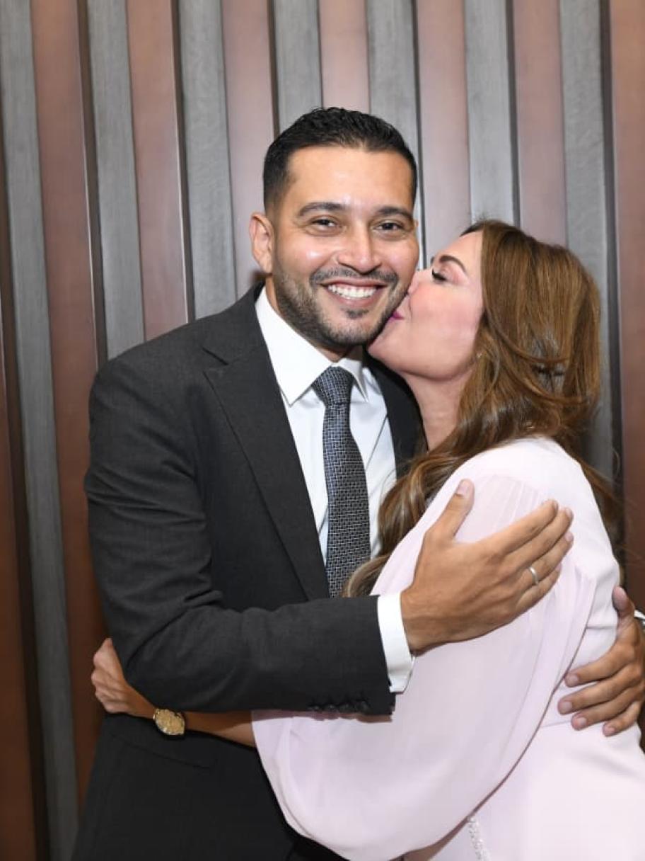صابرين وابنها نور