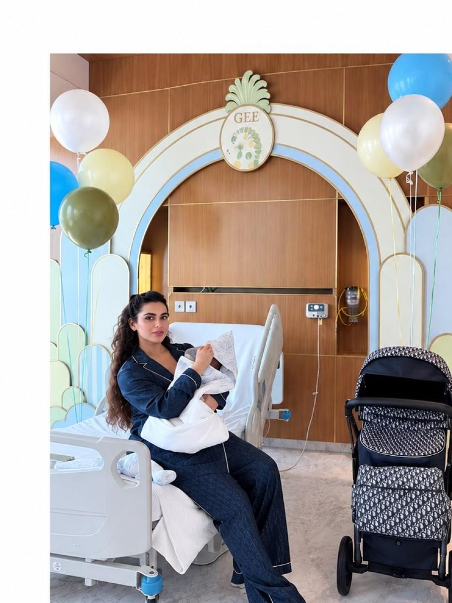 يومي بإطلالة حريرية من ديور بعد الولادة 