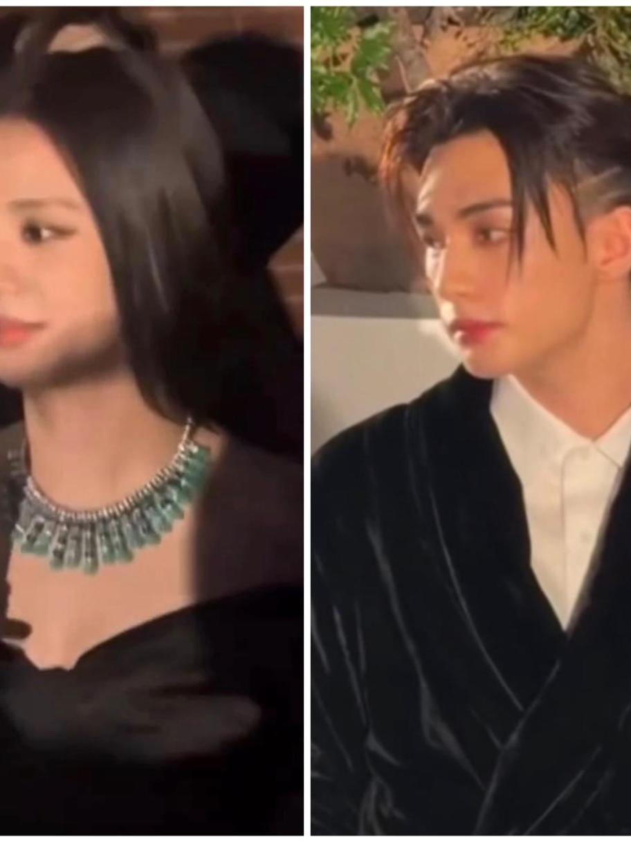 الأسود يميز اطلالات جيسو وهيونجين في حفل كارتييه في سيول