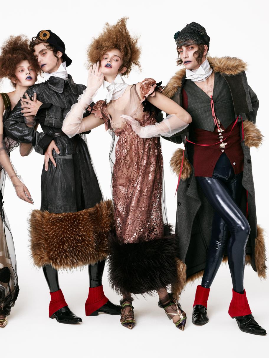 جون غاليانو يطلق أول مجموعة مع زارا في تعاون بعنوان Re{form} - الصورة  من انستغرام زارا بعدسة  Steven Meisel