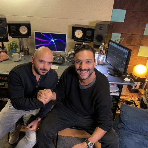 ميدو ومحمود العسيلى في الإستديو @esseilyy