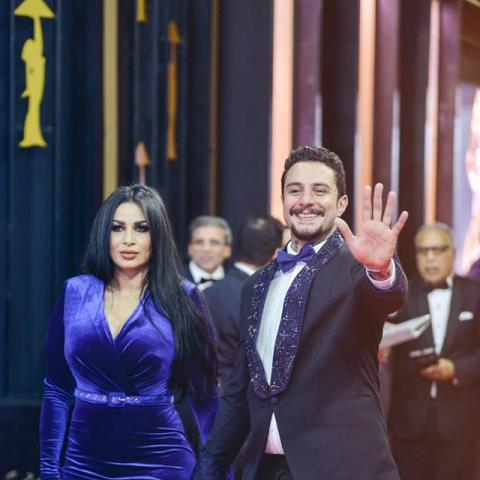 أحمد الفيشاوي وزوجته