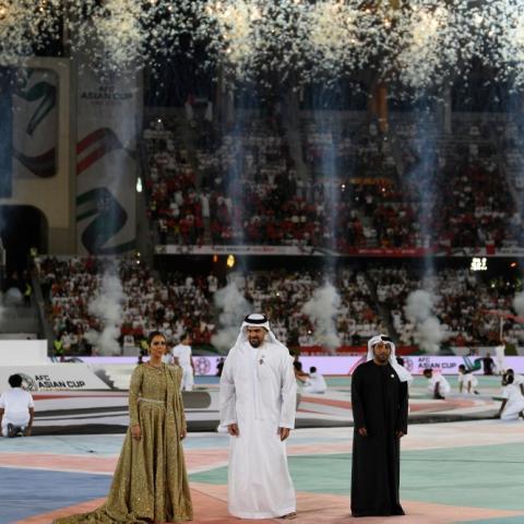 حسين الجسمي وبلقيس يحييان حفل افتتاح كأس آسيا بالإمارات 2019