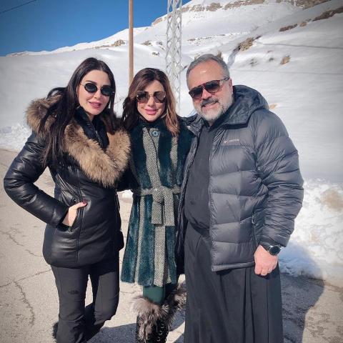 نجوى كرم وسيرين عبد النور صداقة واستجمام najwakaram@