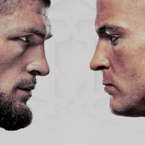 Dustin poirier and khabib Nurmagomedov