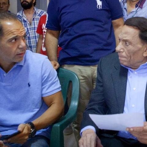 عادل إمام يعود لتصوير فلانتينو - انستغرام @RamiImam