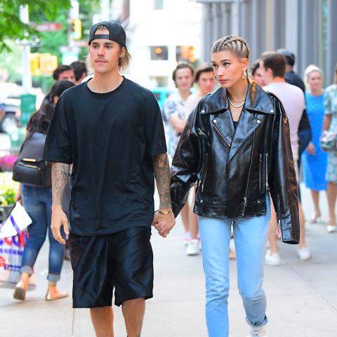 جاستن بيبر وهايلي بالدوين -Splashnews.com