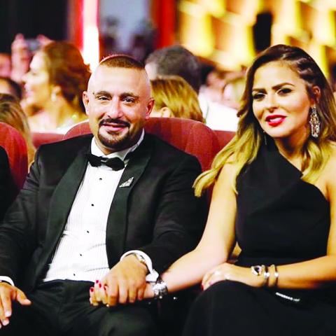 أحمد السقا وزوجته مها الصغير