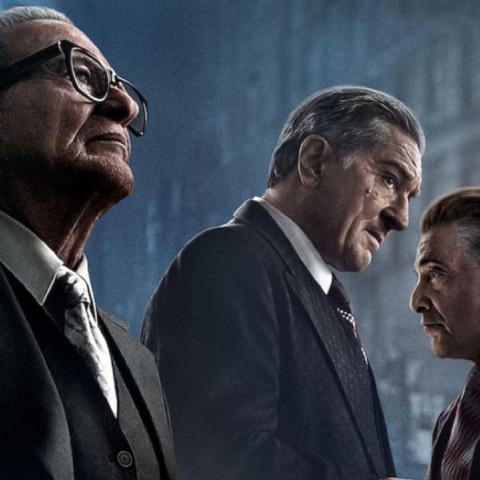 مشهد من فيلم  The Irishman