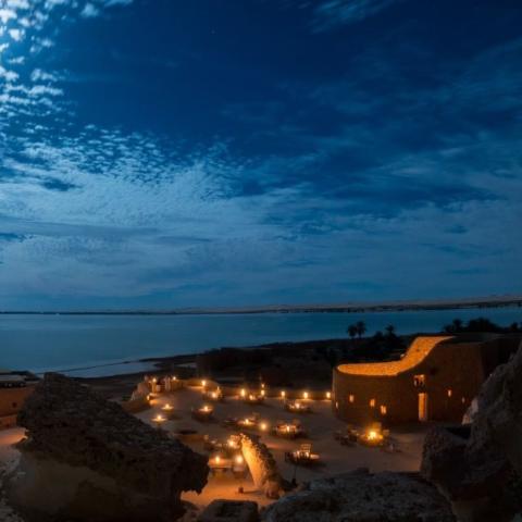 Adrere Amellal فندق يصطحبك إلى العصور القديمة -انستغرام @adrereamellalsiwa