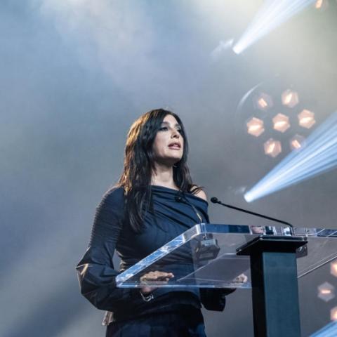 نادين لبكي في حفل توزيع جوائز نانسن للاجئ لعام 2019 -unhcr.org