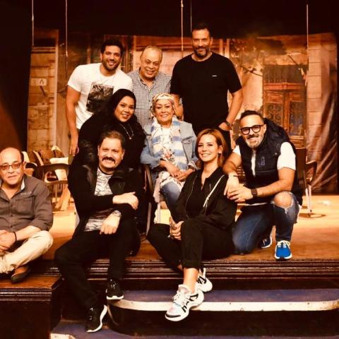 بروفات مسرحية لوكاندة الأوباش