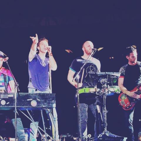 Coldplay - صورة من إنستغرام @coldplay