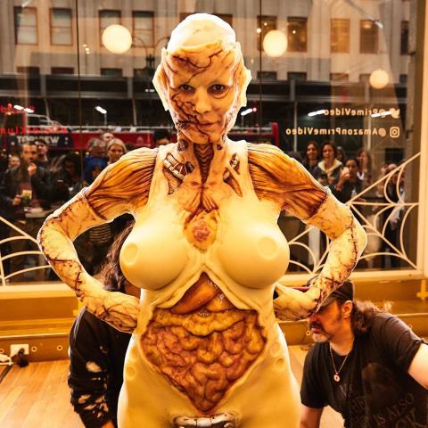 هايدي كلوم تحتفل بالهالويين بـ13 ساعة من التحضيرات -انستغرام @heidiklum