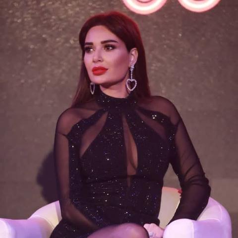 سيرين عبدالنور Diva في حفل إطلاق المسلسل - صورة من إنستغرام @onetvlebanon