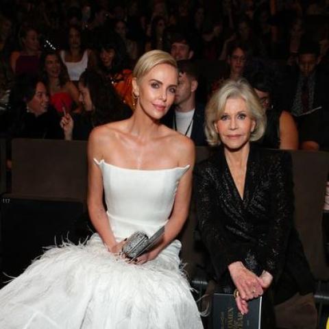 تشارليز ثيرون وجاين فوندا - Getty Images