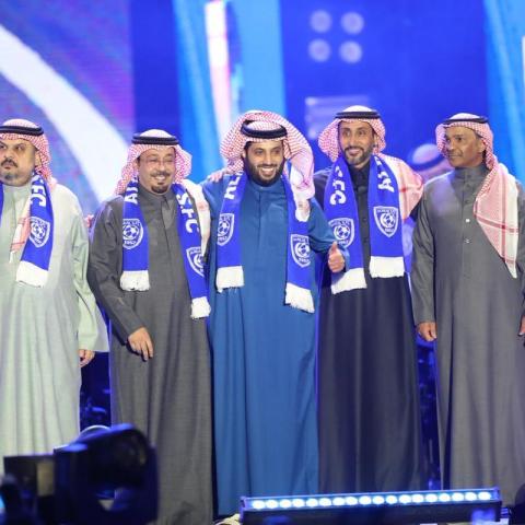 هيئة الترفيه السعودية تكرم نادي الهلال في &quot;ليلة زعيم آسيا&quot; -تويتر @turki_alalshikh