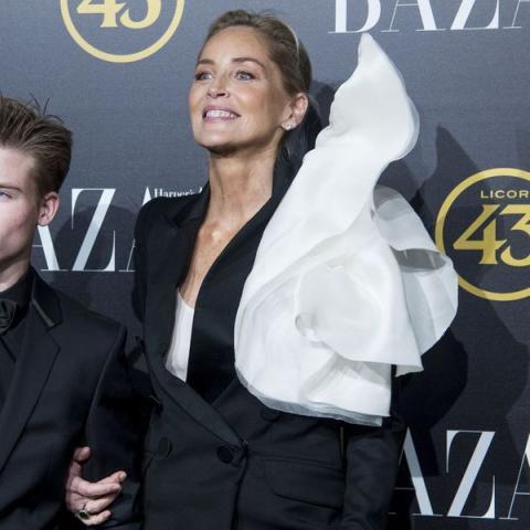 شارون ستون وابنها - صورة من Action Press/ BestImage