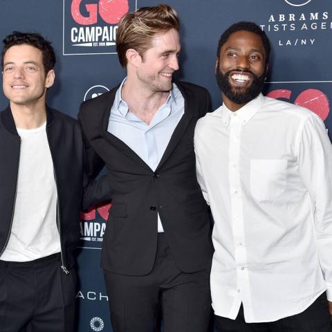 روبرت باتينسون، رامي مالك وجون دافيد واشنطون - صورة من Getty Images