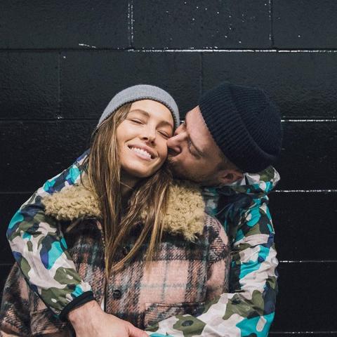 جاستن تيمبرليك وزوجته - إنستغرام @justintimberlake