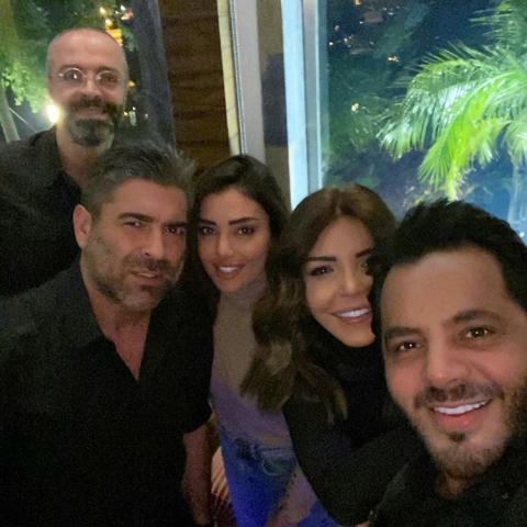 وائل كفوري يجمع الأصدقاء مجددًا - إنستغرام @neshantv